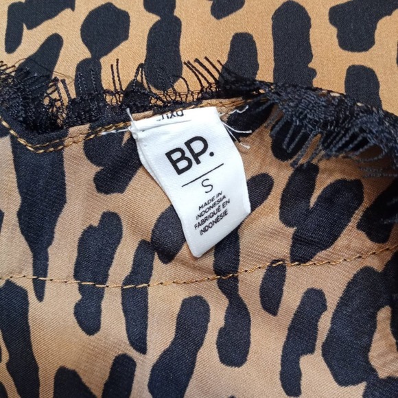 BP Leopard Print Camisole Lace Trim Small Tank‎ - Picture 5 of 6